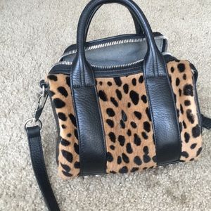 Authentic Alexander wang rockie mini bag /fur